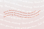 Bohema Pink Handwritten Font, a Script Font by CallMeStasia (Thumbnail 5 of 12)