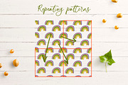 Kids Crayon Eco Icons Seamless Patte, a Pattern Graphic by Lucyinyourheart (Thumbnail 10 of 10)