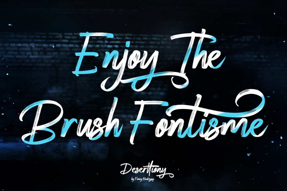 Deserttiony - Handwritten Font preview 7