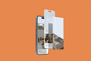Instagram post mockup, an iPhone Mockup by Graphicbars (Thumbnail 8 of 17)