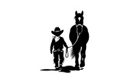 Western Cowboy Horse Silhouette Bund, an Illustration by Designs_River (Thumbnail 17 of 51)