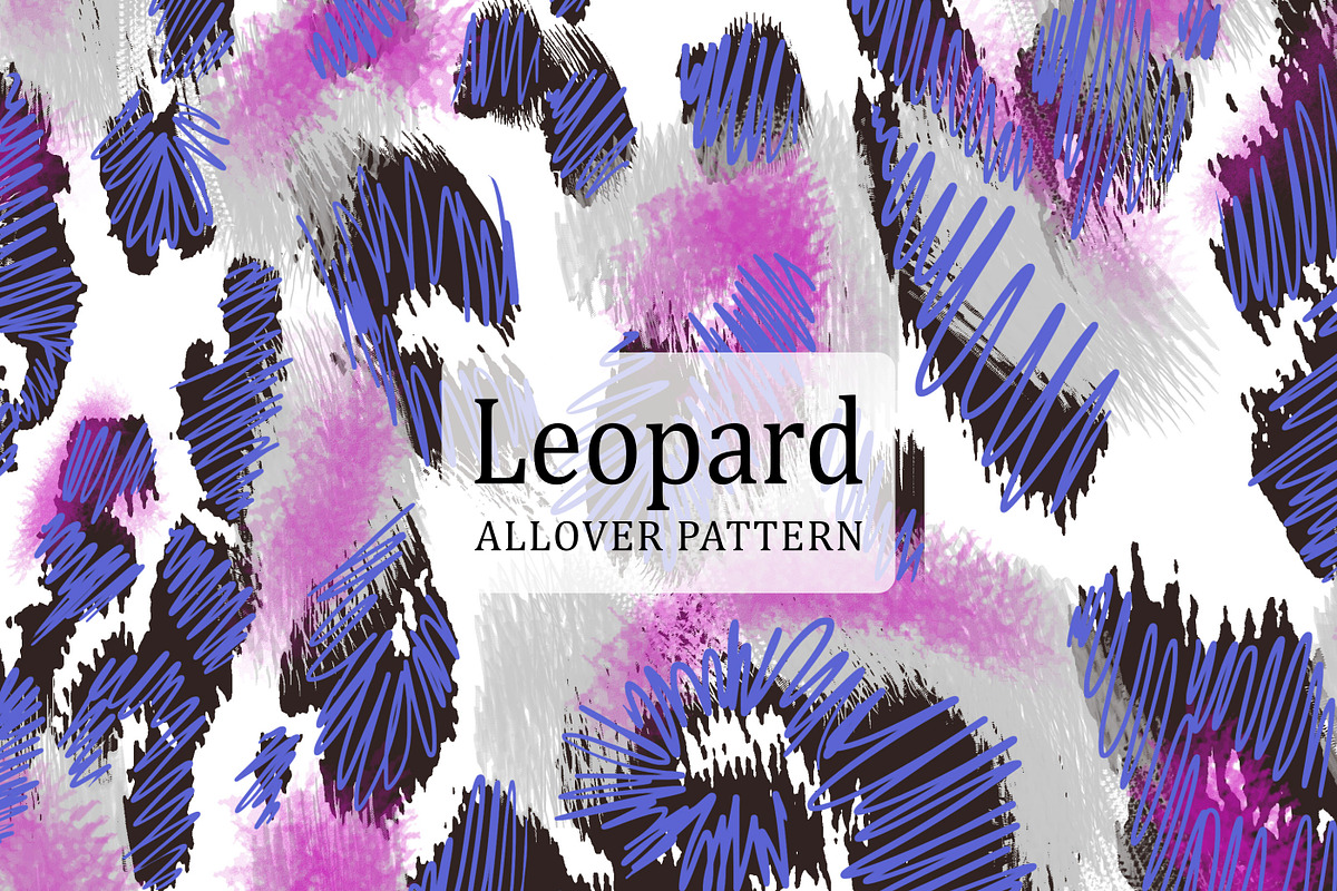 Abstract Scribble Leopard Seamless, a Pattern Graphic by Gullenda (Photo 1 of 6)