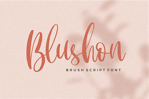 Blushon Brush Script