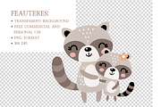 Mother's Day Forest Animals PNG Set, an Illustration by MockupWizard (Thumbnail 3 of 4)