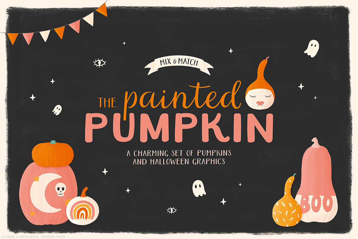 The Painted Pumpkin, an Illustration by Drawn by Simone (Photo 1 of 9)