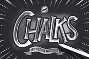CHALK BRUSHES FOR PROCREATE, a Brush Add-On by seamless team (Thumbnail 1 of 6)
