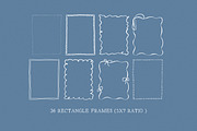 36 Whimsical Hand-Drawn Borders, an Object Illustration by Design by Laney (Thumbnail 5 of 13)