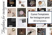 40 Template for Instagram. Autumn, a Social Media Template by uiux_Marty (Thumbnail 1 of 9)