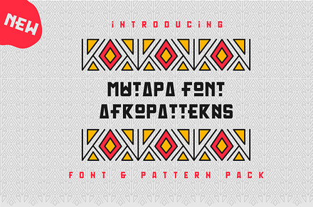 Mutapa Font and Patterns Extra