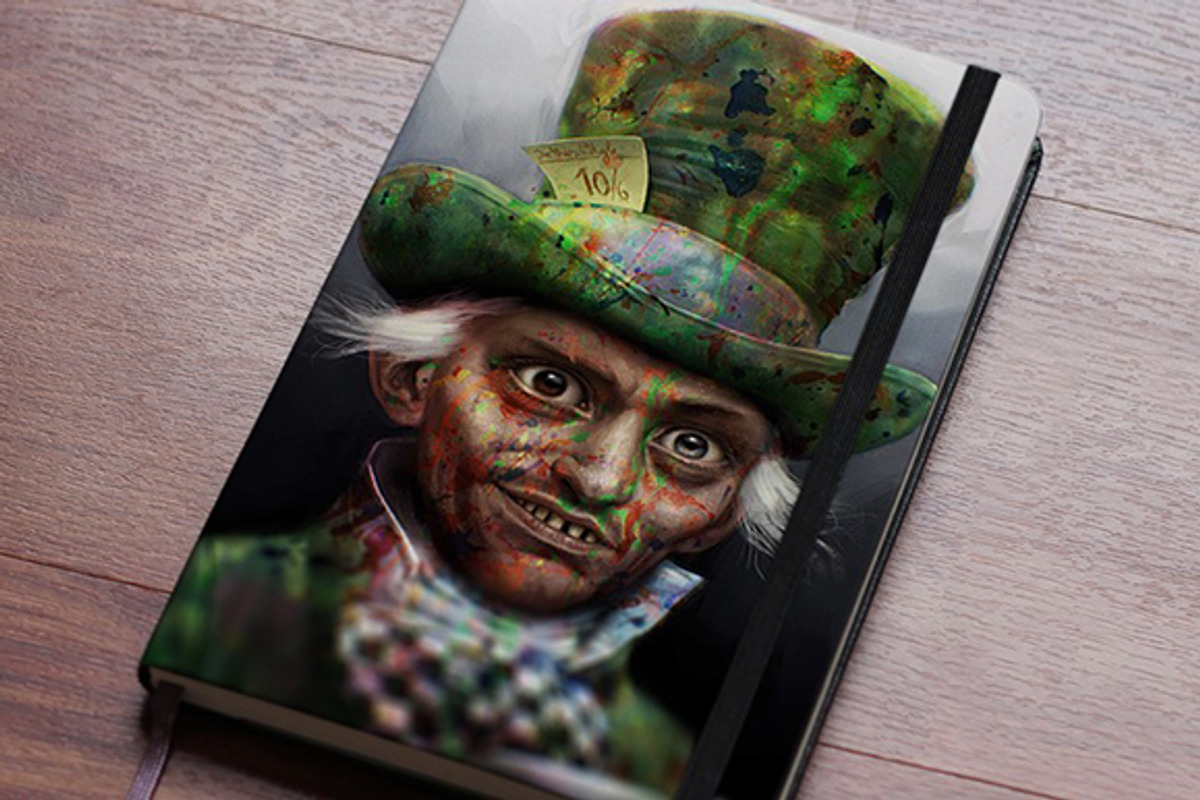 Sketch Book Mockups Pack, a Print Template by Medialoot (Photo 4 of 4)