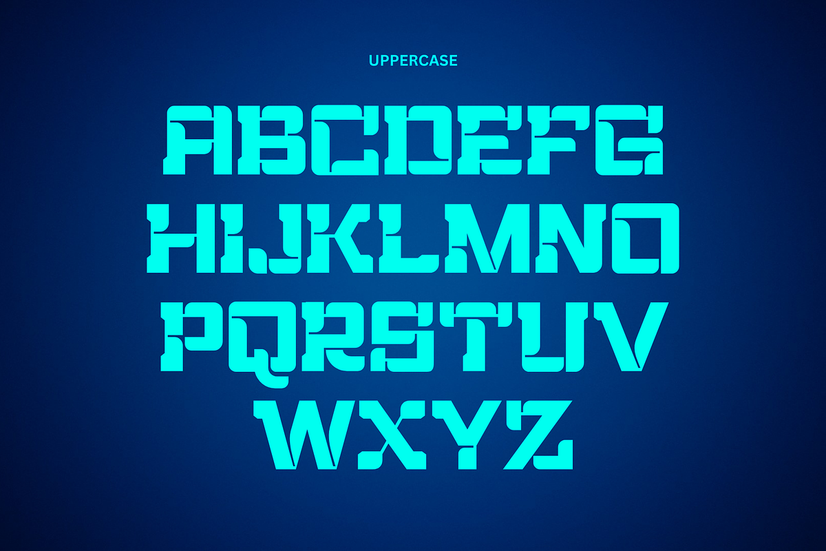 Hightech Font, a Sans Serif Font by Sronstudio (Photo 13 of 15)