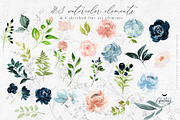 MIDNIGHT BLUES - Fine Art Watercolor, an Illustration by studioequinox (Thumbnail 2 of 9)