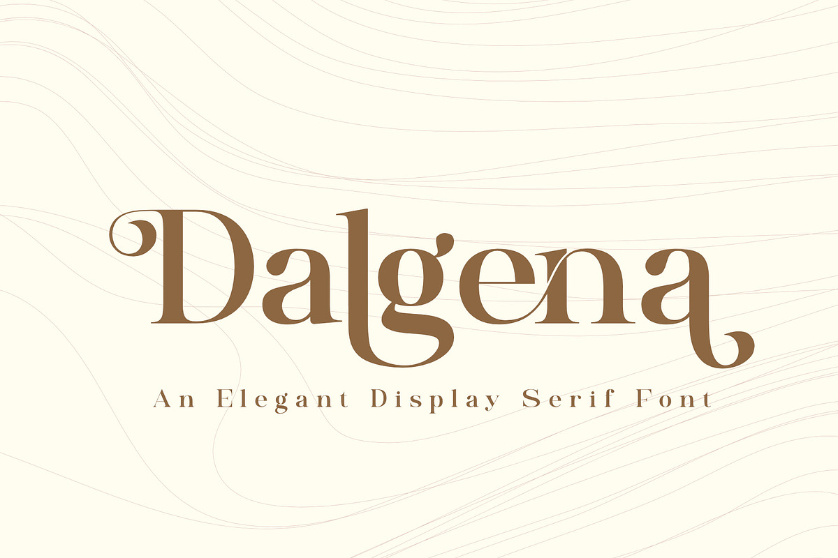 Dalgena | An Elegant Display Serif, a Serif Font by Andrimada Creative (Photo 1 of 13)