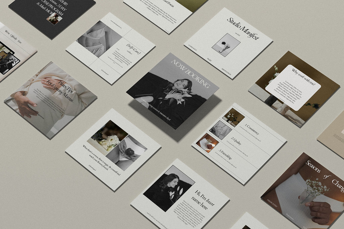 5 in 1 -Canva Social Media Templates, a Social Media Template by Alana Designed (Photo 2 of 10)