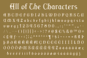 CS Whale Drawn, a Blackletter Font by Craft Supply Co. (Thumbnail 8 of 8)