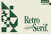 Highway 70 Condensed - Retro Serif, a Serif Font by Lateral Design (Thumbnail 2 of 17)