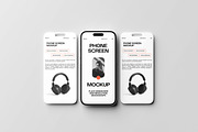 Phone screen mockup, an iPhone Mockup by AnasStudio (Thumbnail 5 of 5)