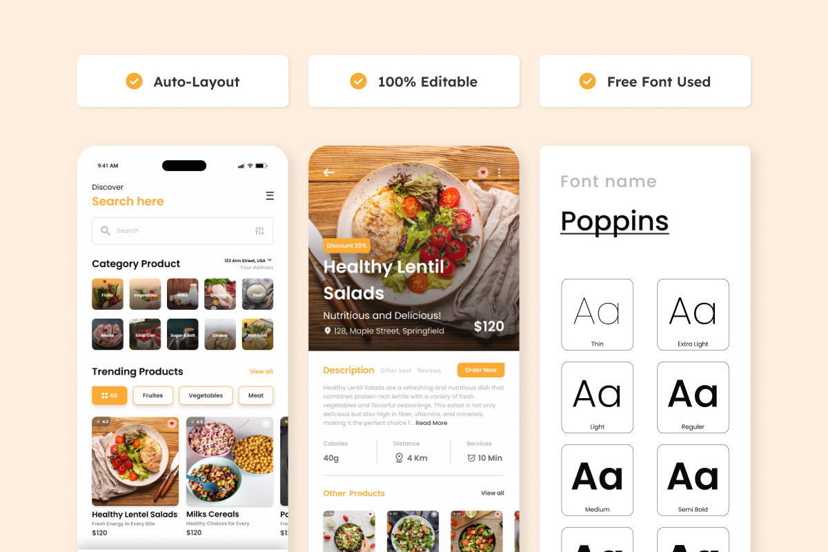 Sunny Marts - Grocery Mobile App, an App Template by twinstd (Photo 3 of 5)