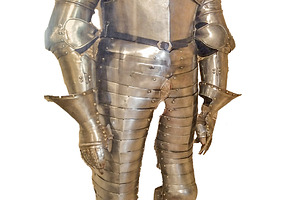 17 century knight armor isolated photo, an Arts & Entertainment Photo by DanFLCreativo