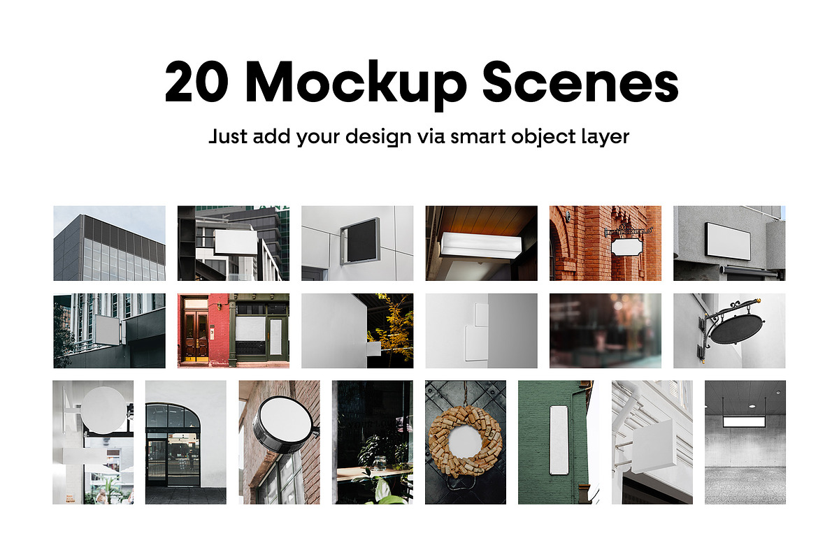 Signage Mockups vol.01 - Advertising, an Advertising Mockup by MockupForest (Photo 2 of 10)