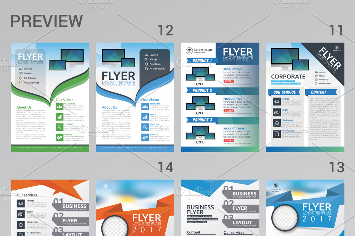 80 Multipurpose Cover & Flyer, a Flyer Template by Raftel (Photo 3 of 5)