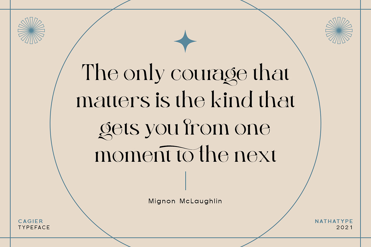 Cagier, a Serif Font by Nathatype (Photo 2 of 10)