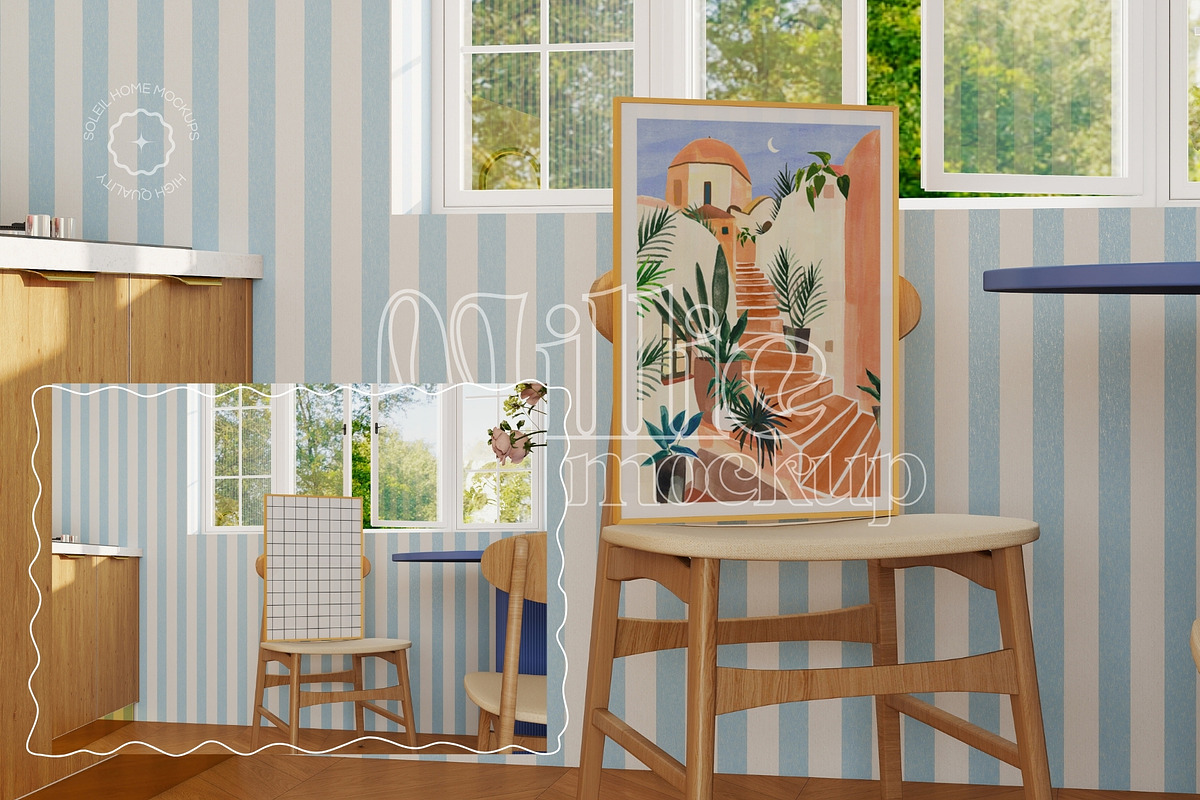 MILLIE | Kitchen Frame Mockup Set, a Household Mockup by SoleilHomeMockups (Photo 5 of 12)