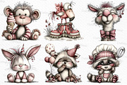 Quirky Animals Clipart, an Illustration by Craft Nest (Thumbnail 3 of 6)