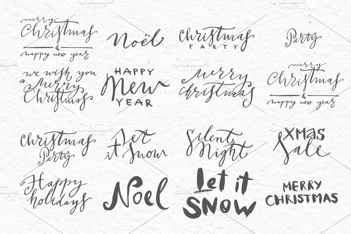 Xmas set graphic illustrations, a Decorative Illustration by Ann Astro (Photo 17 of 24)