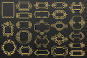 100 Calligraphic Vector Frames Set, a Decorative Illustration by Zver (Thumbnail 3 of 6)