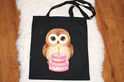 Cute Little Owl Clipart Sublimation, an Illustration by SinaCreation (Thumbnail 6 of 7)