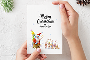 Christmas Greeting Card Template, a Card Template by ElephantArts (Thumbnail 4 of 8)