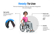 Active Woman – Set of 50 Poses, a Person Illustration by 3DMask (Thumbnail 2 of 6)