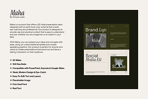 Maha Brand Guidelines - Power Point