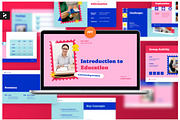 Pink Education PowerPoint, a Presentation Template by Neermana (Thumbnail 1 of 5)
