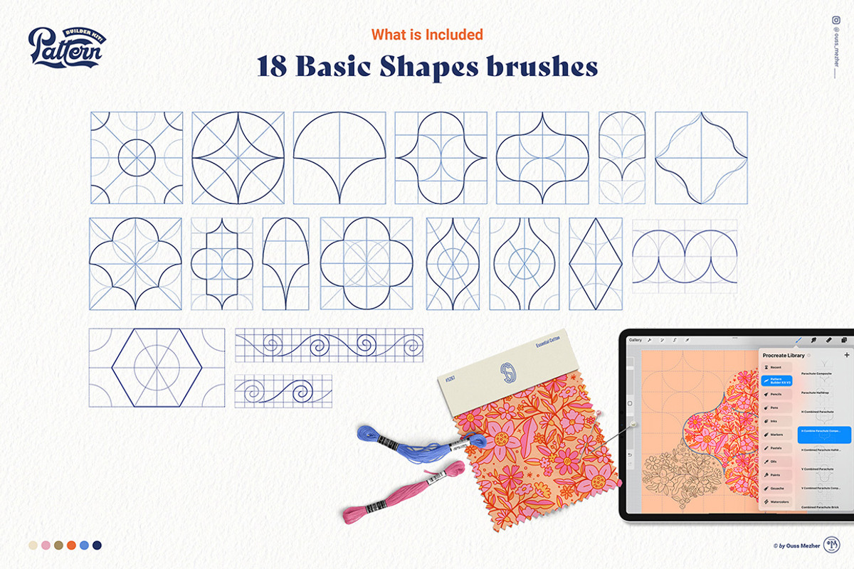 Pattern Builder Kit, a Brushes & More by Ouss Mezher (Photo 2 of 9)