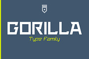 Gorilla Type Family, a Sans Serif Font by ANDR35 (Thumbnail 1 of 8)