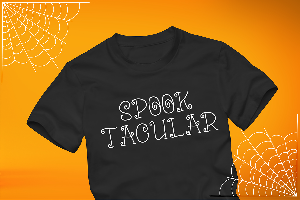 Pumpkin Hunter A Halloween Party, a Serif Font by Forberas Club (Photo 4 of 8)