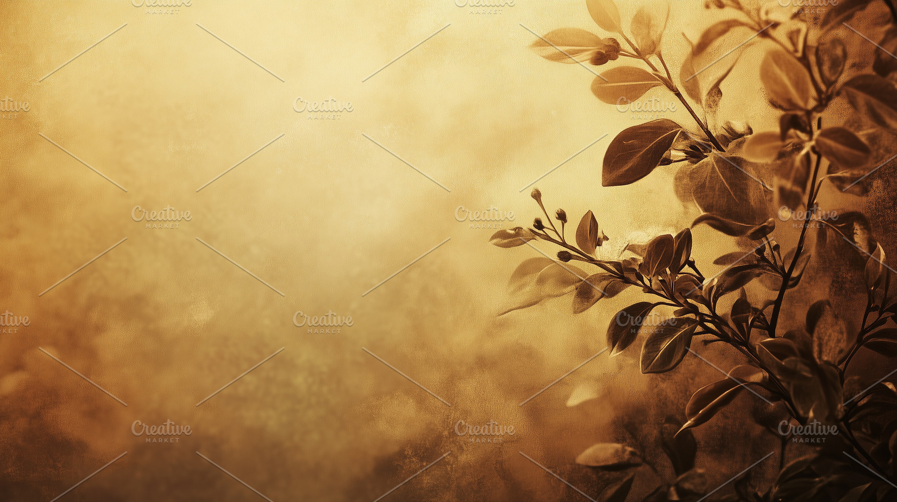 Warm, sepia floral background, a Background Photo by MistyDay