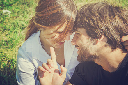 Engagment Couple In Parking Lot preview 3