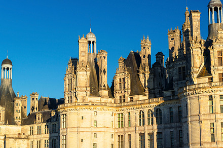 The royal chateau de chambord containing ancient, attraction, and architecture, an Architecture Photo by Lopatin Photo
