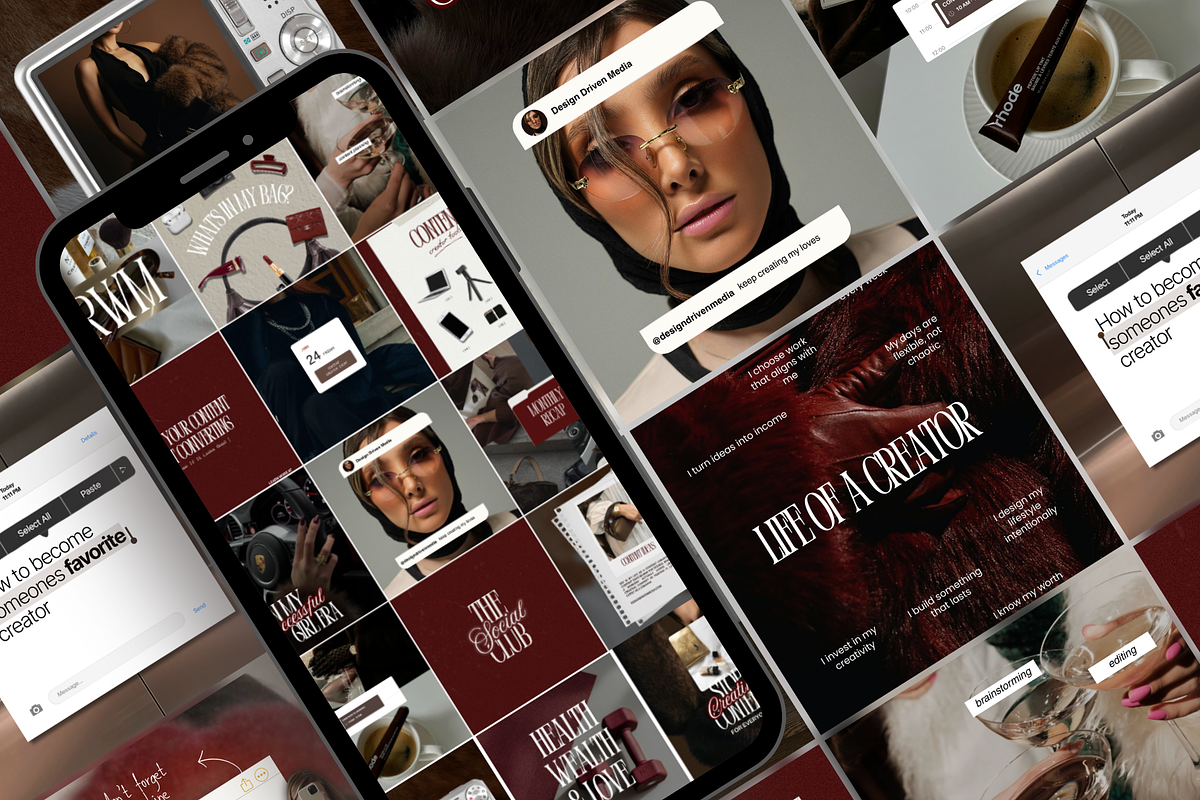 CONTENT Creator - Social Media Kit, a Design Template by Design Driven Media (Photo 10 of 12)