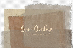 Linen Overlays - PNG Textures