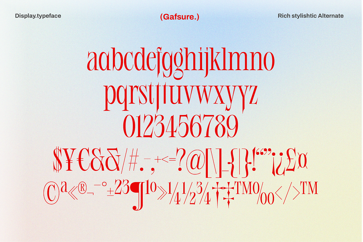 Gafsure | Modern Serif, a Serif Font by Jolicia Type (Photo 13 of 15)