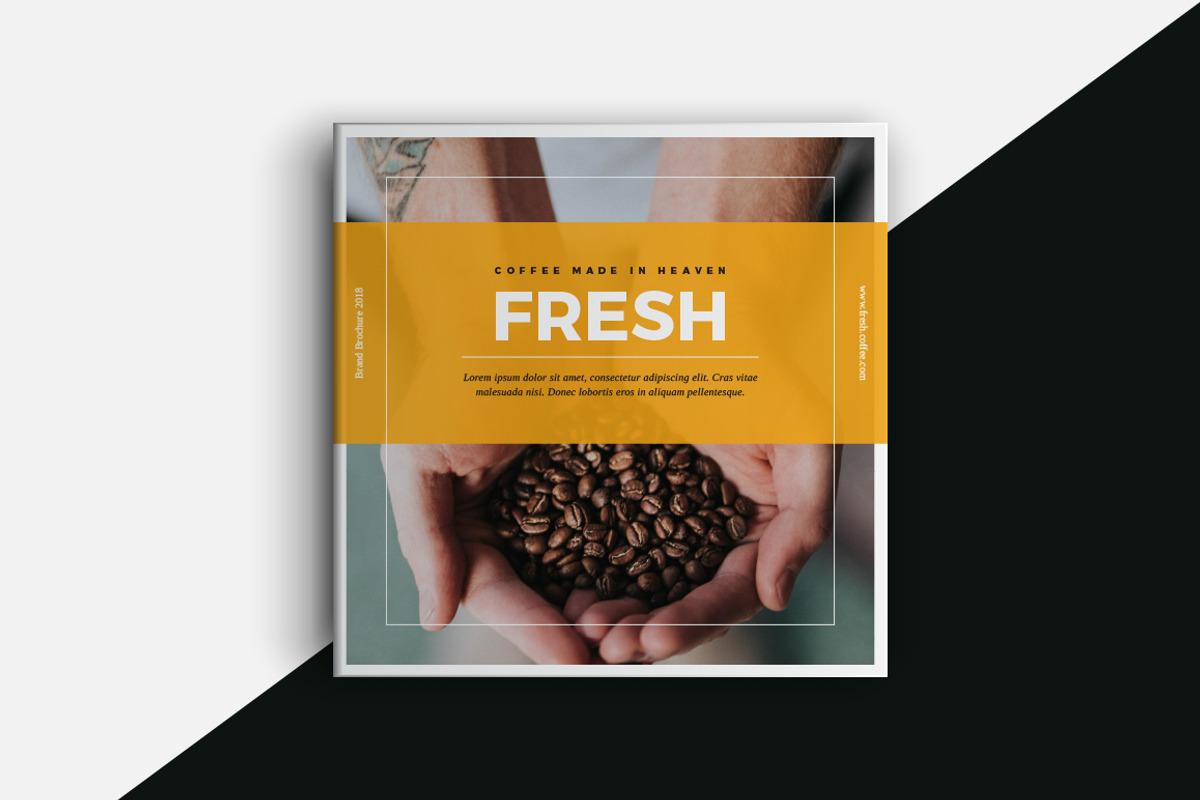 Square Portfolio Brochure Template, a Brochure Template by RWstudio (Photo 1 of 7)