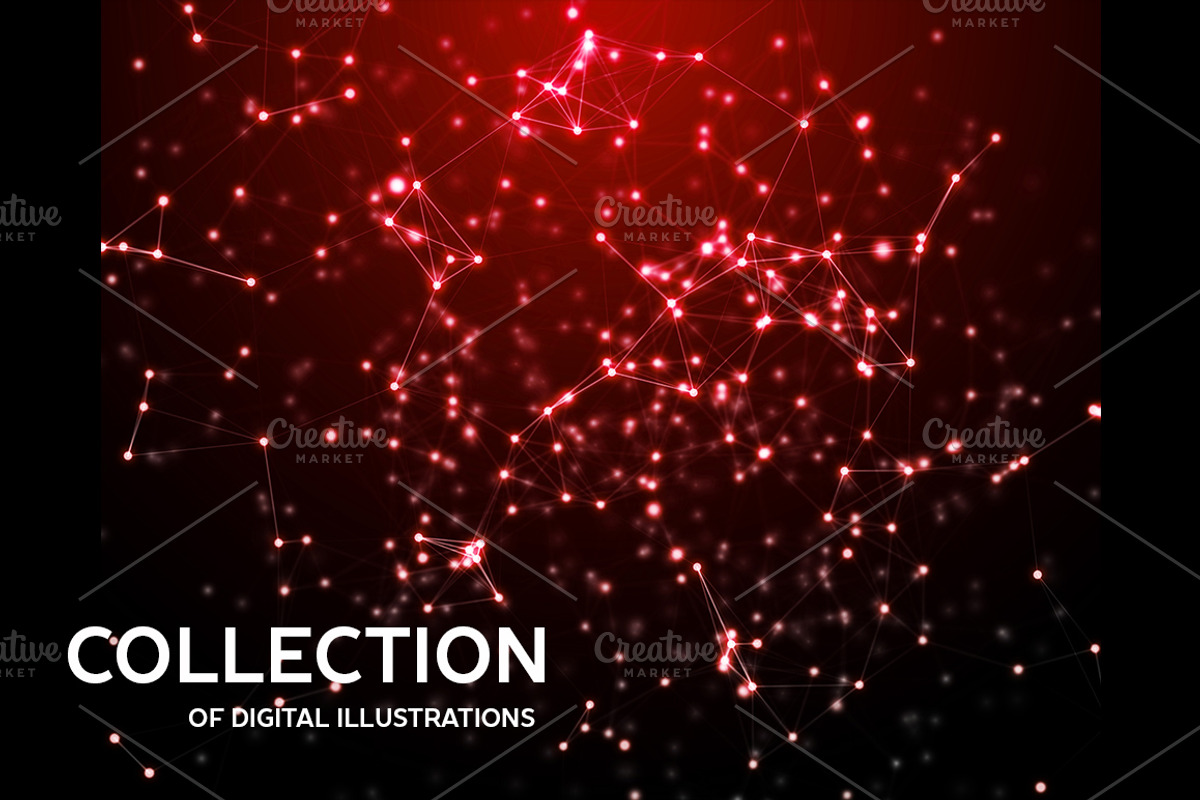 Abstract space backgrounds, a Technology Illustration by Julvil (Photo 4 of 10)