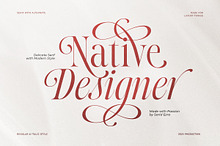 Native Designer - Delicate Serif