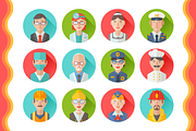 Flat Professions Avatars Icons, an Icon by Yuzach (Thumbnail 4 of 7)