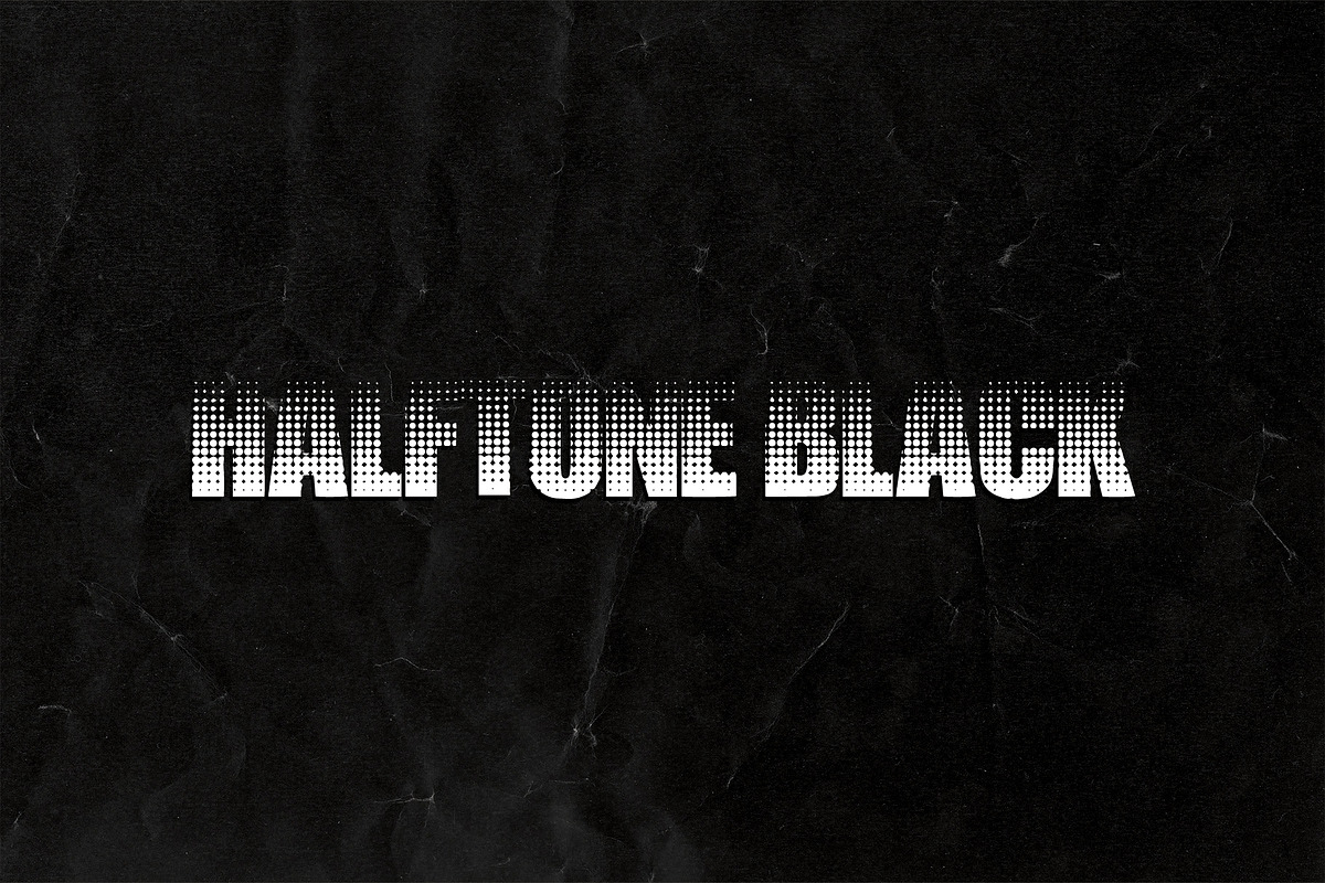 Halftone Black, a Blackletter Font by Nickhard (Photo 1 of 7)