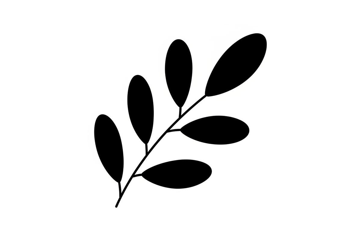 Botanical Leaf Silhouette Bundle, an Illustration by Creativeshirt (Photo 14 of 51)